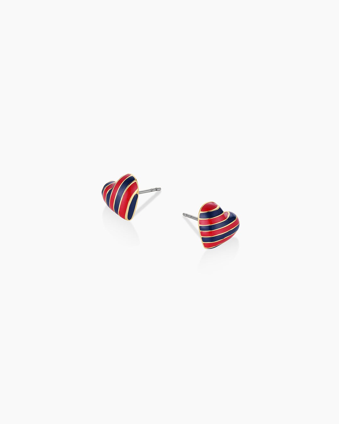 Campbell Enamel Heart Studs