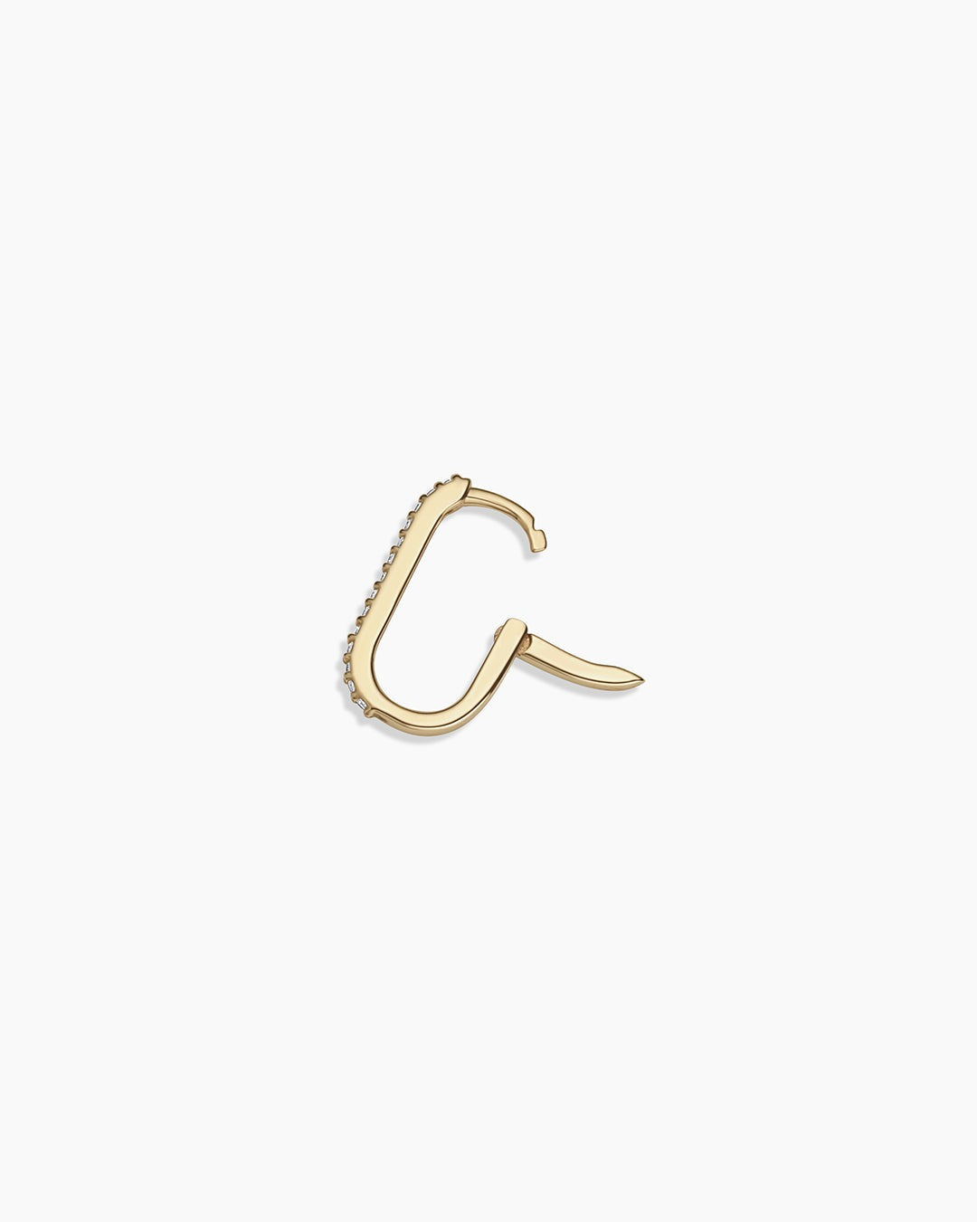 Diamond Parker Link Single Huggie