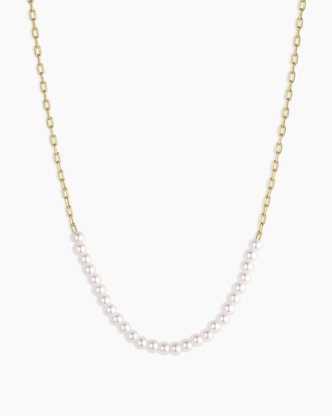 Finley Pearl Row Necklace