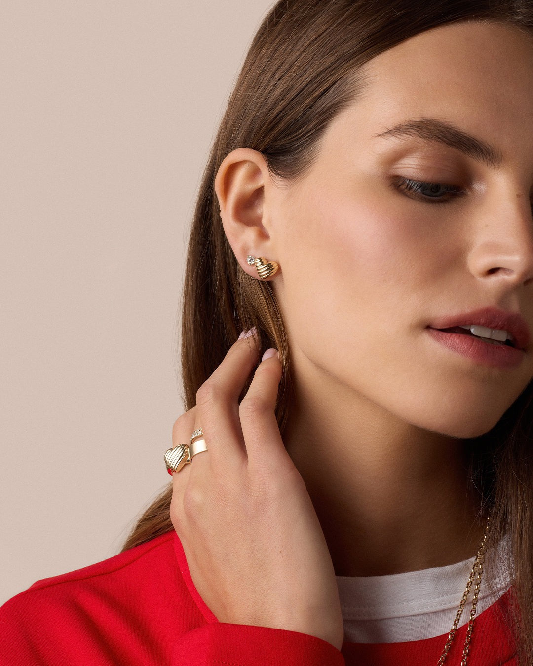 Campbell Heart Studs