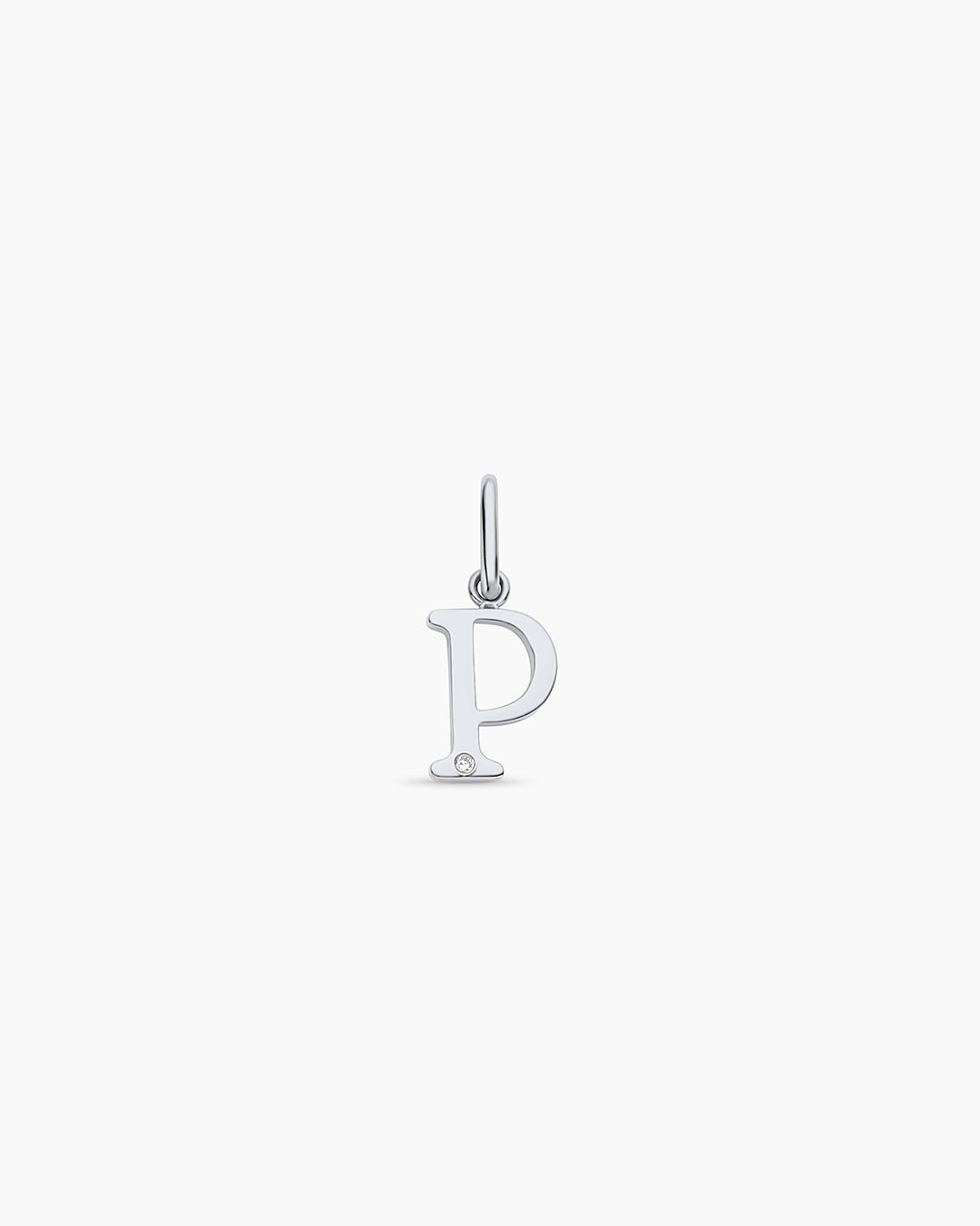 Diamond Vintage Alphabet Charm