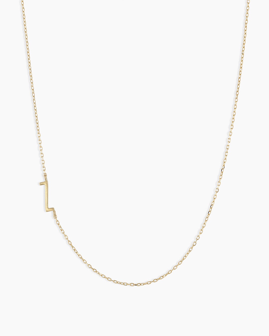 14K Gold Alphabet Necklace