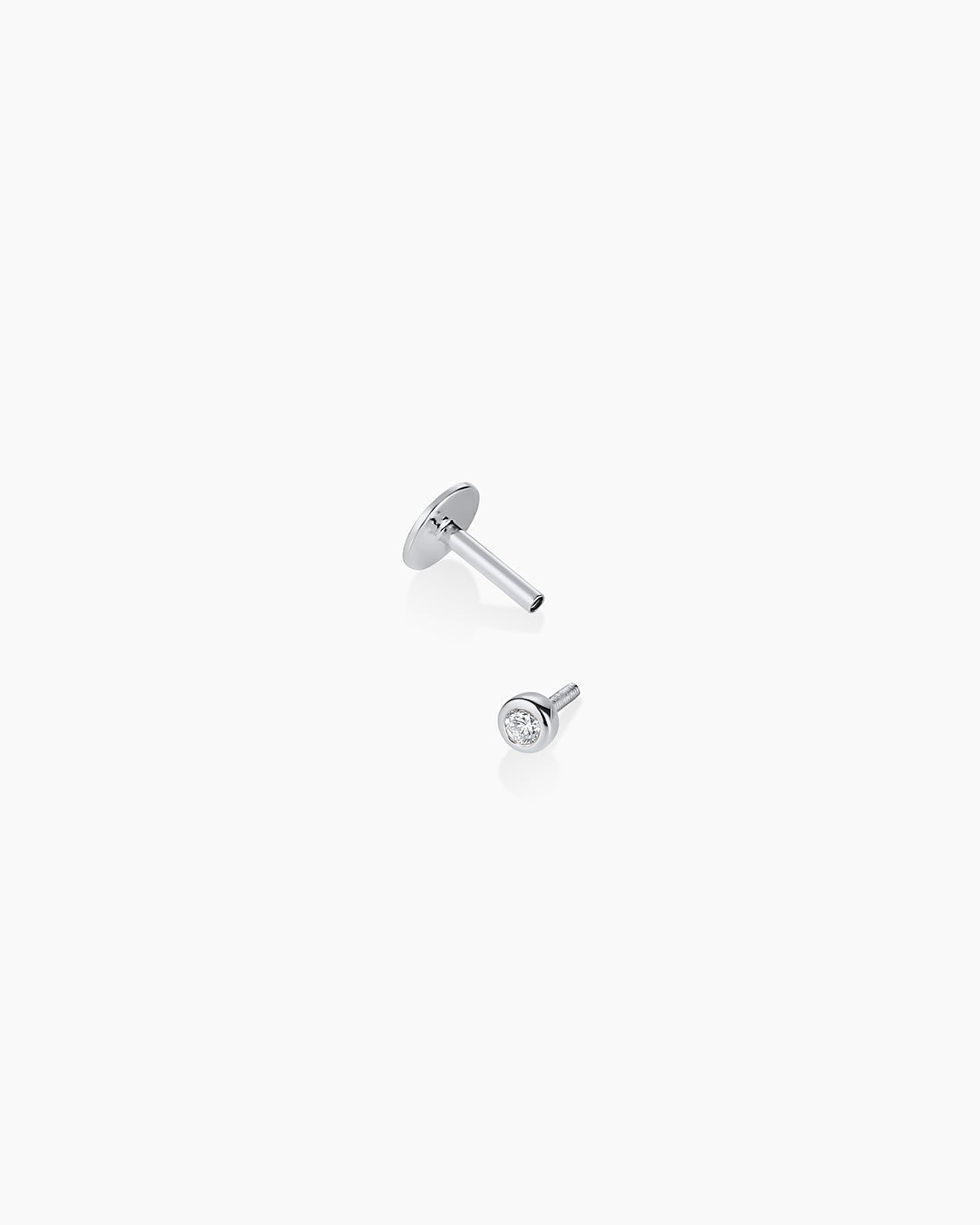 Classic Diamond Flat Back Single Stud