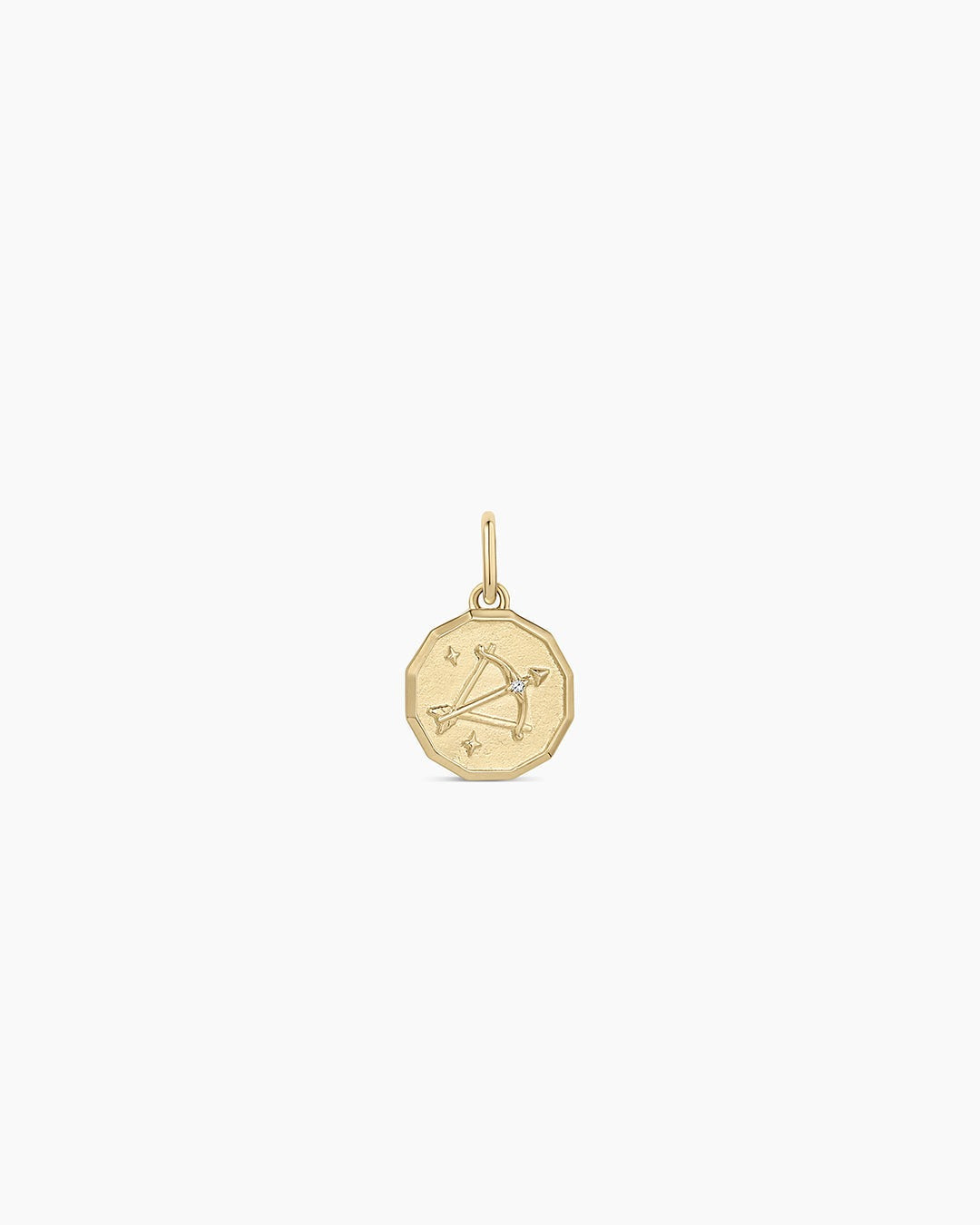 Diamond Zodiac Coin Charm