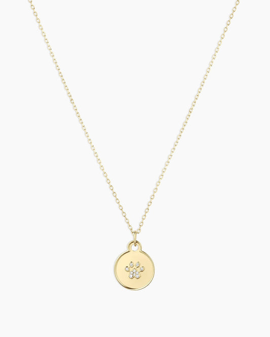 Diamond Paw Necklace