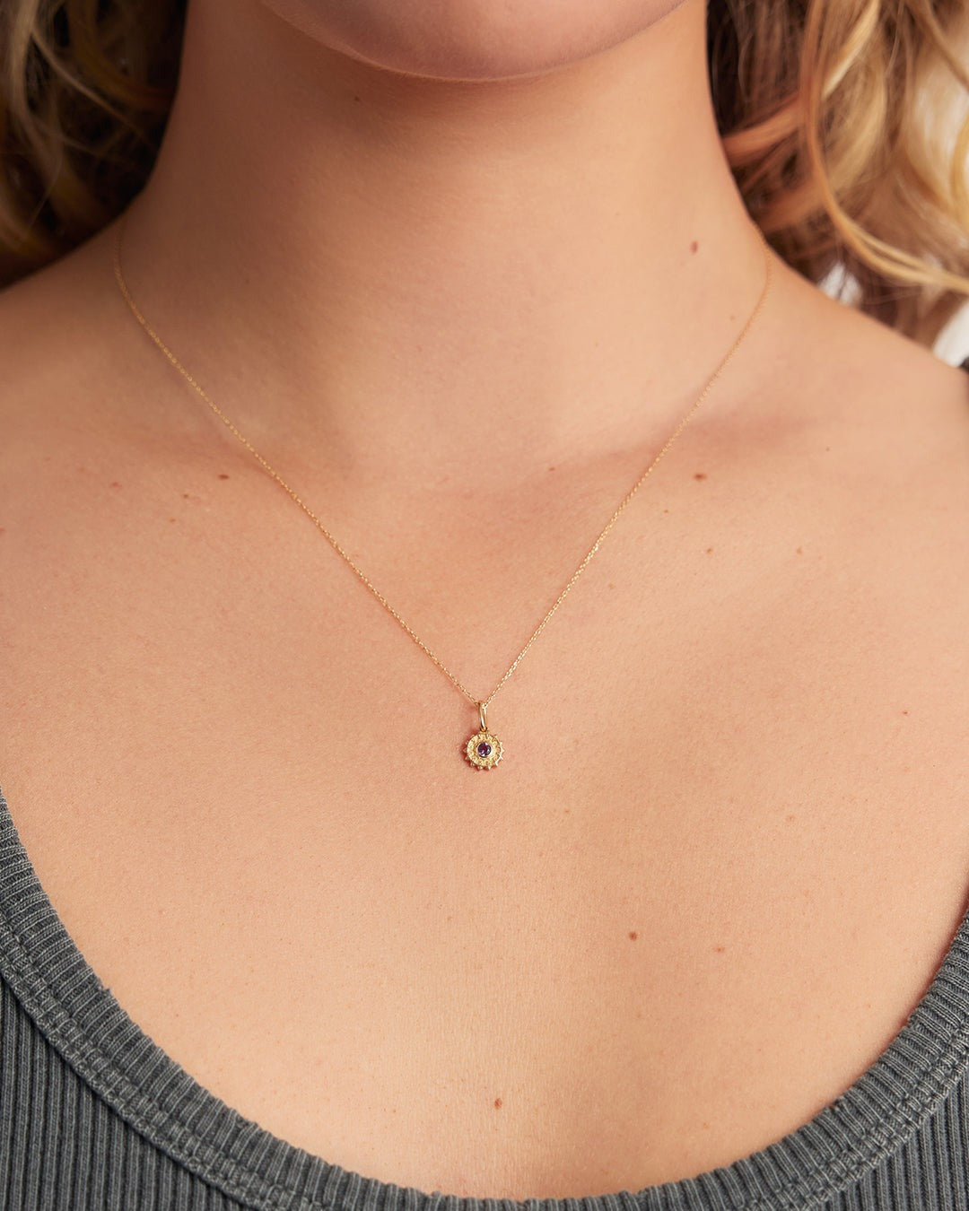 Sun Birthstone Charm