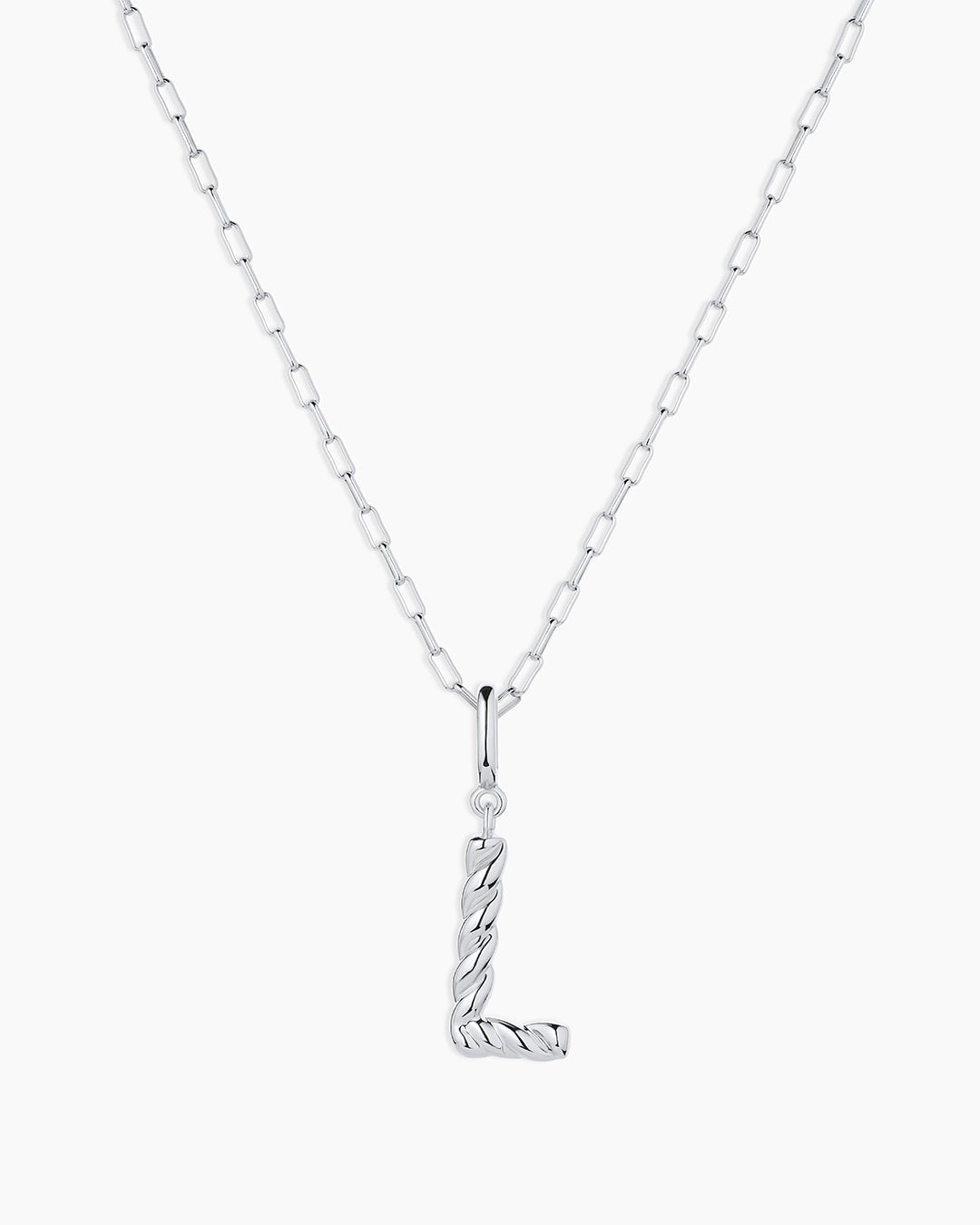Crew Alphabet Statement Charm Necklace