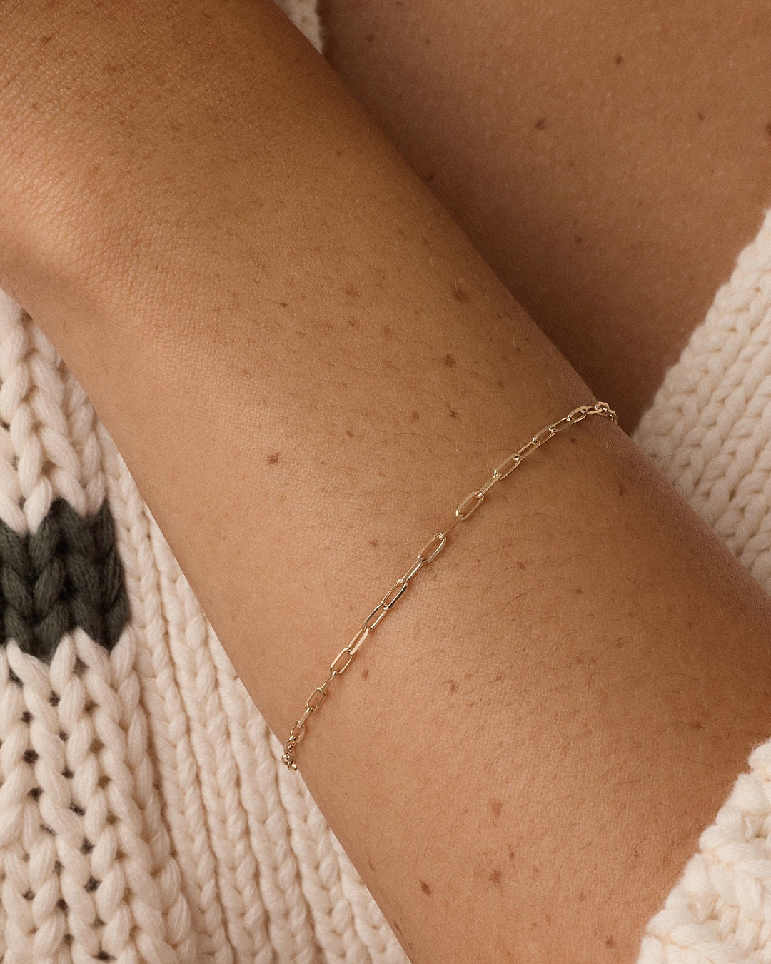 14K Gold Micro Mini Parker Bracelet