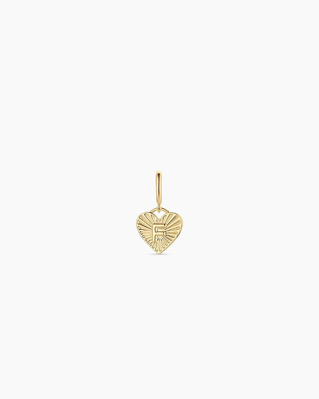 Vintage Heart Alphabet Parker Charm