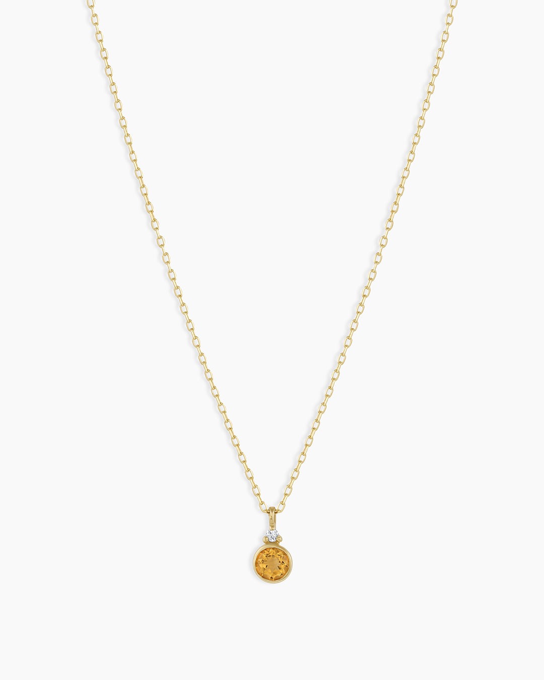 14K Gold Birthstone Necklace
