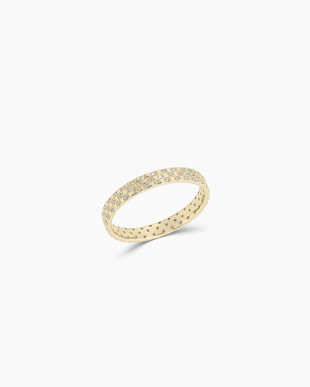 Diamond Checkered Ring
