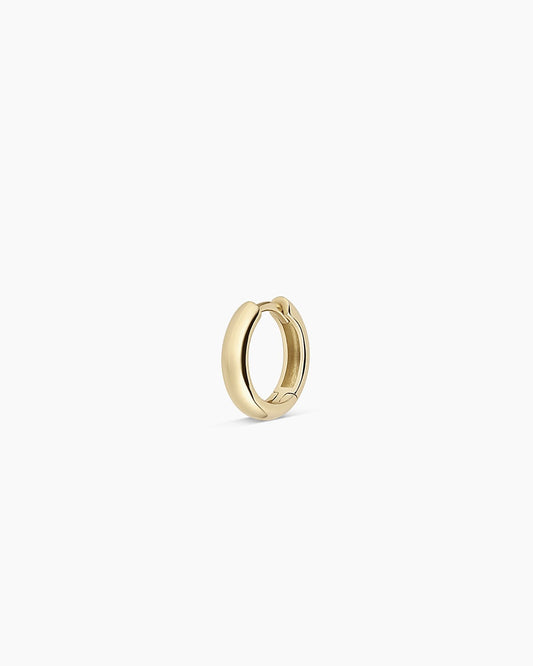 14K Gold Lou Helium Single Huggie