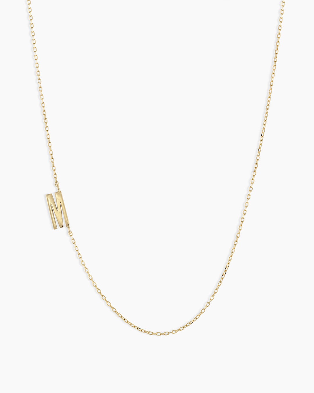 14K Gold Alphabet Necklace