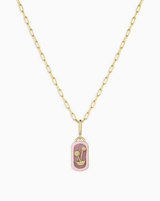 Power Gemstone Parker Charm Necklace Compassion