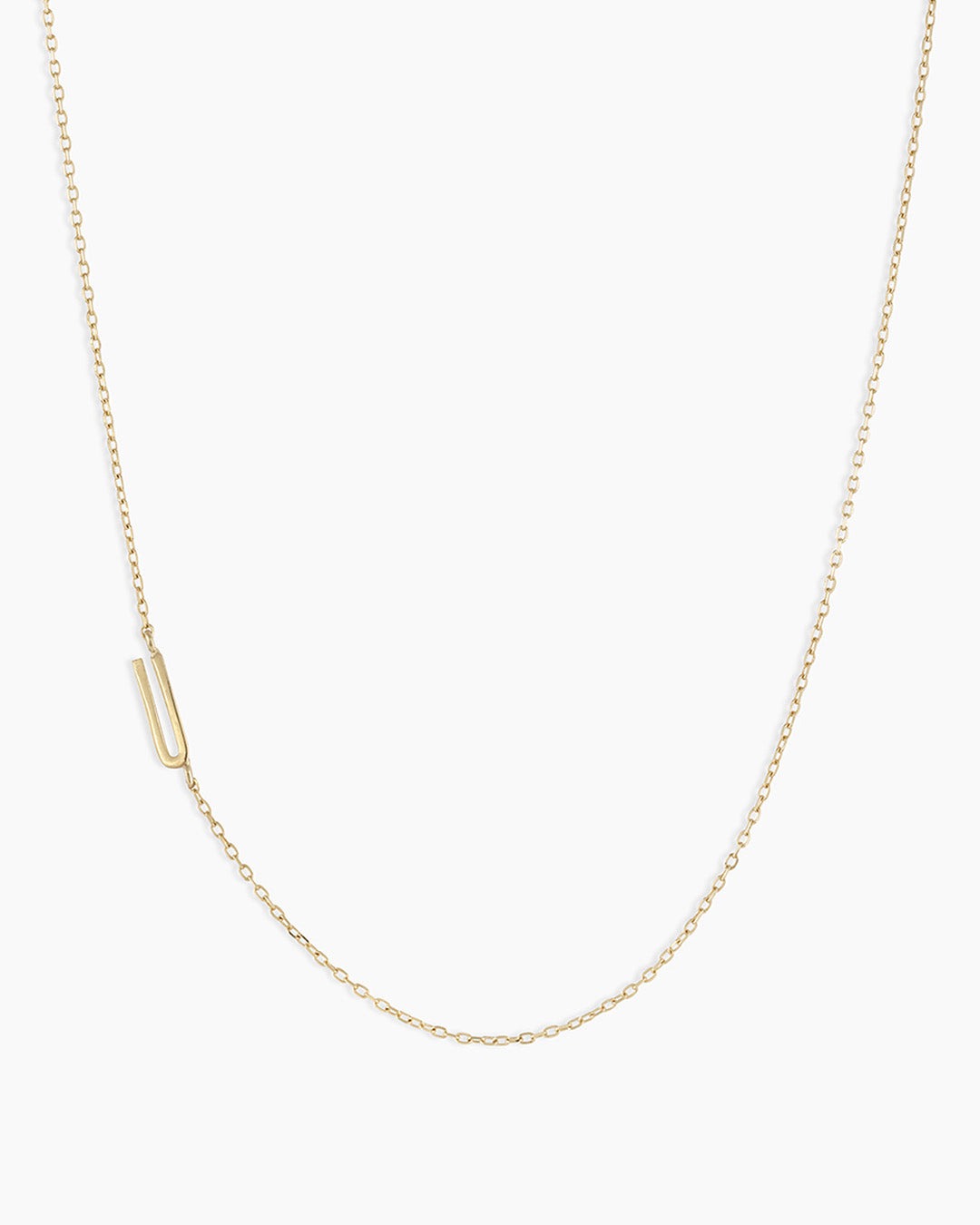14K Gold Alphabet Necklace