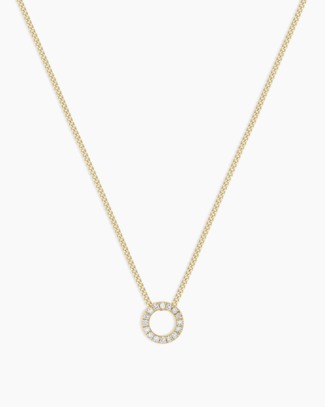 Diamond Alphabet Necklace