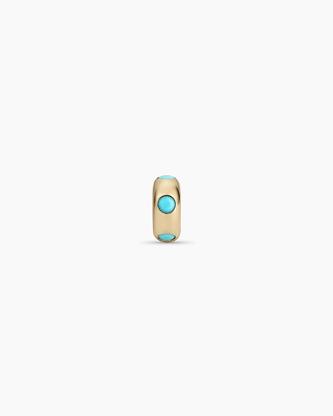 14K Gold Birthstone Halo Charm