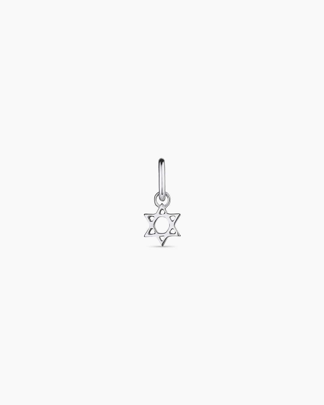 14K Gold Star of David Charm