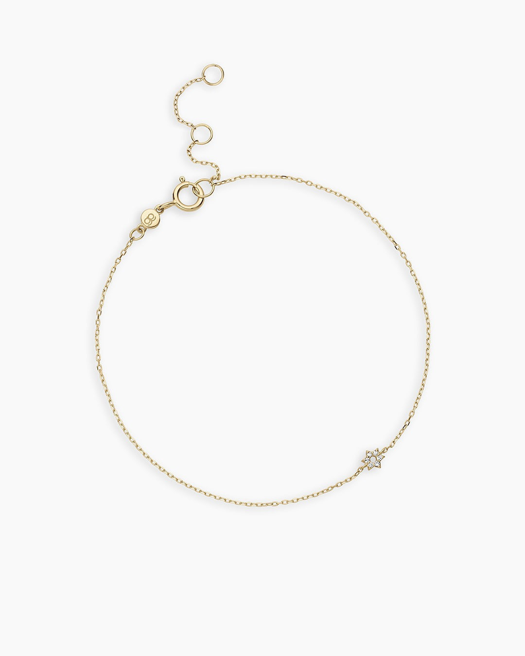 Diamond Star of David Bracelet