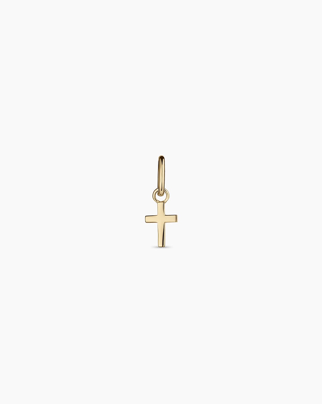 14K Gold Cross Charm