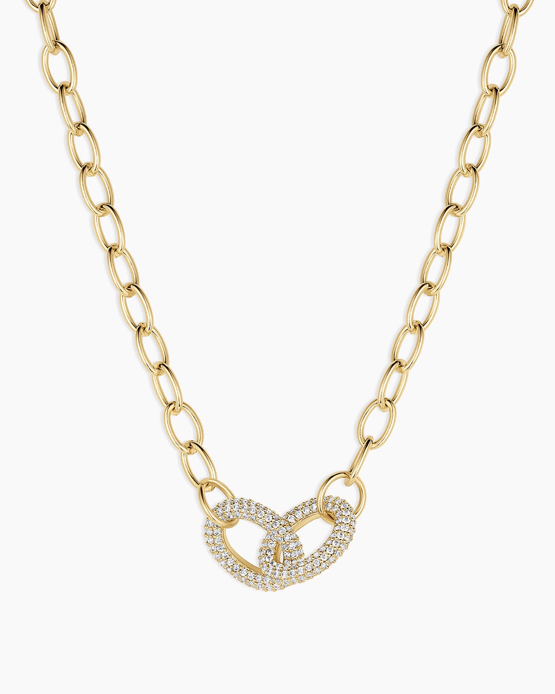 Lou Shimmer Interlocking Necklace