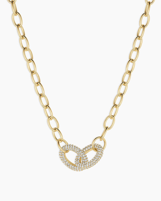 Lou Shimmer Interlocking Necklace