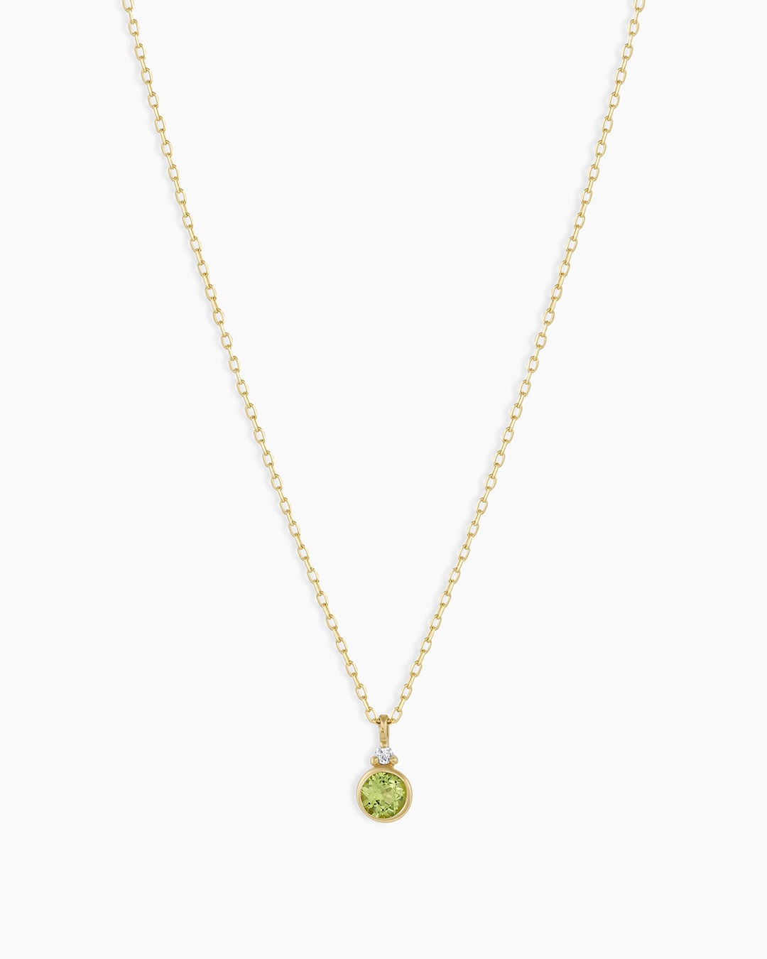 14K Gold Birthstone Necklace
