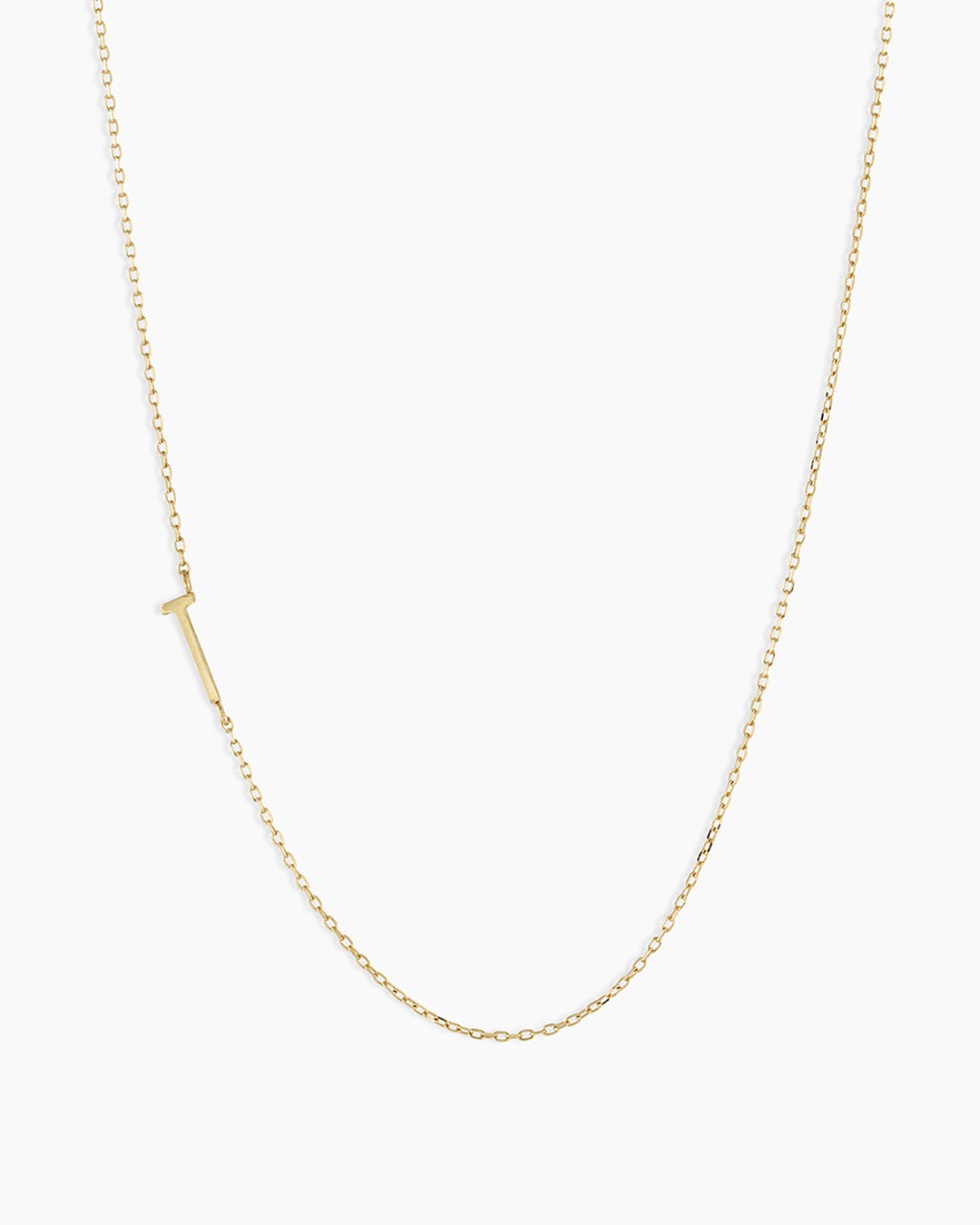 14K Gold Alphabet Necklace