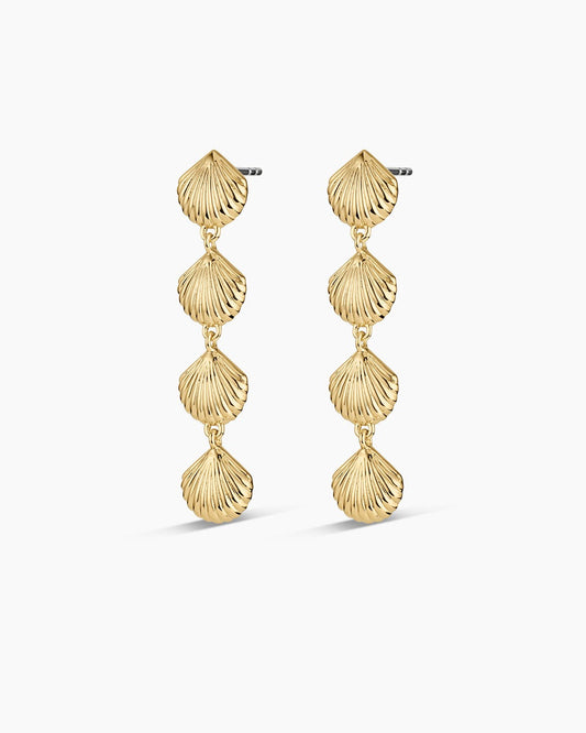 Scallop Mini Drop Earrings