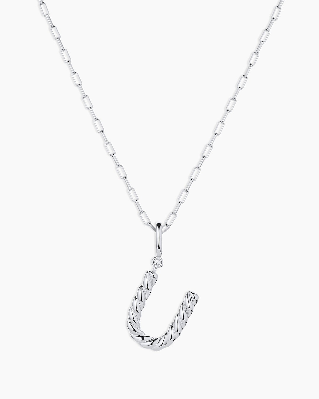 Crew Alphabet Statement Charm Necklace