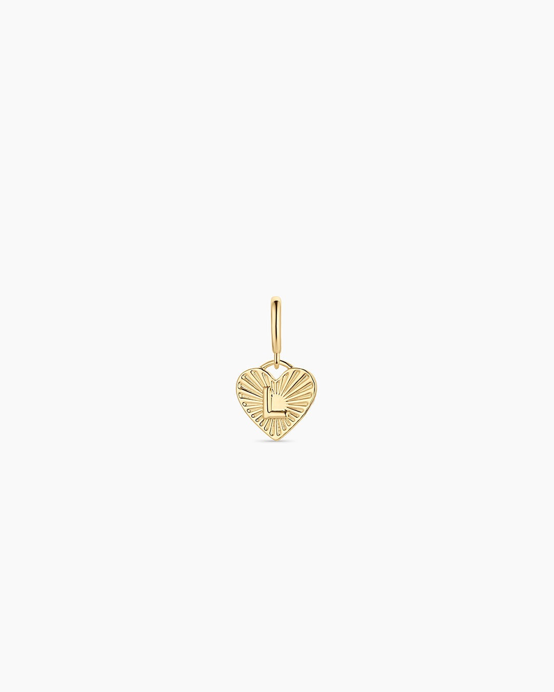 Vintage Heart Alphabet Parker Charm