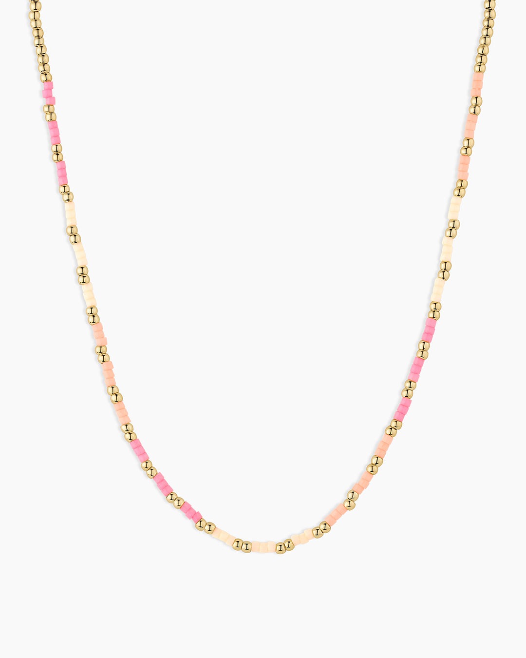 Scallop Padlock Sunset Necklace