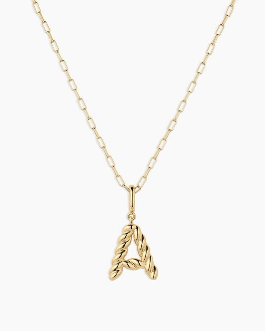 Crew Alphabet Statement Charm Necklace