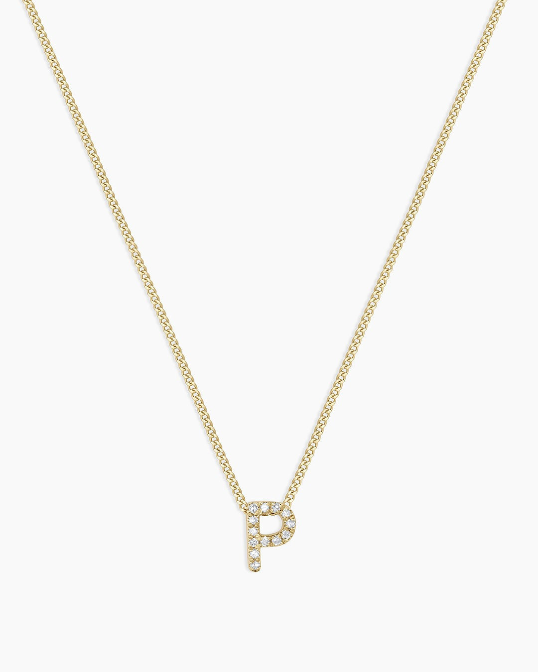 Diamond Alphabet Necklace