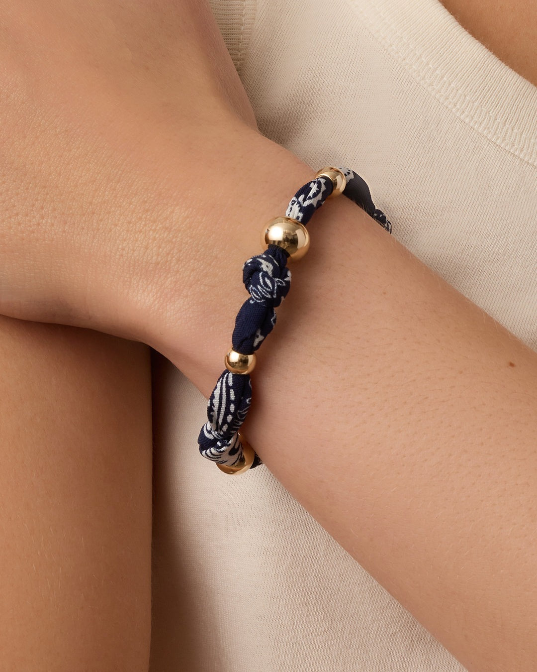 Paisley Bandana Knot Bracelet