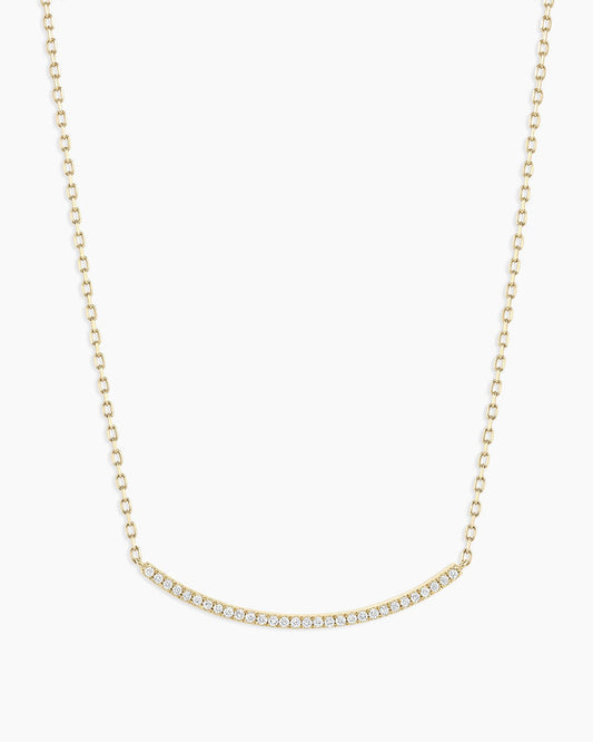 Diamond Taner Bar Necklace