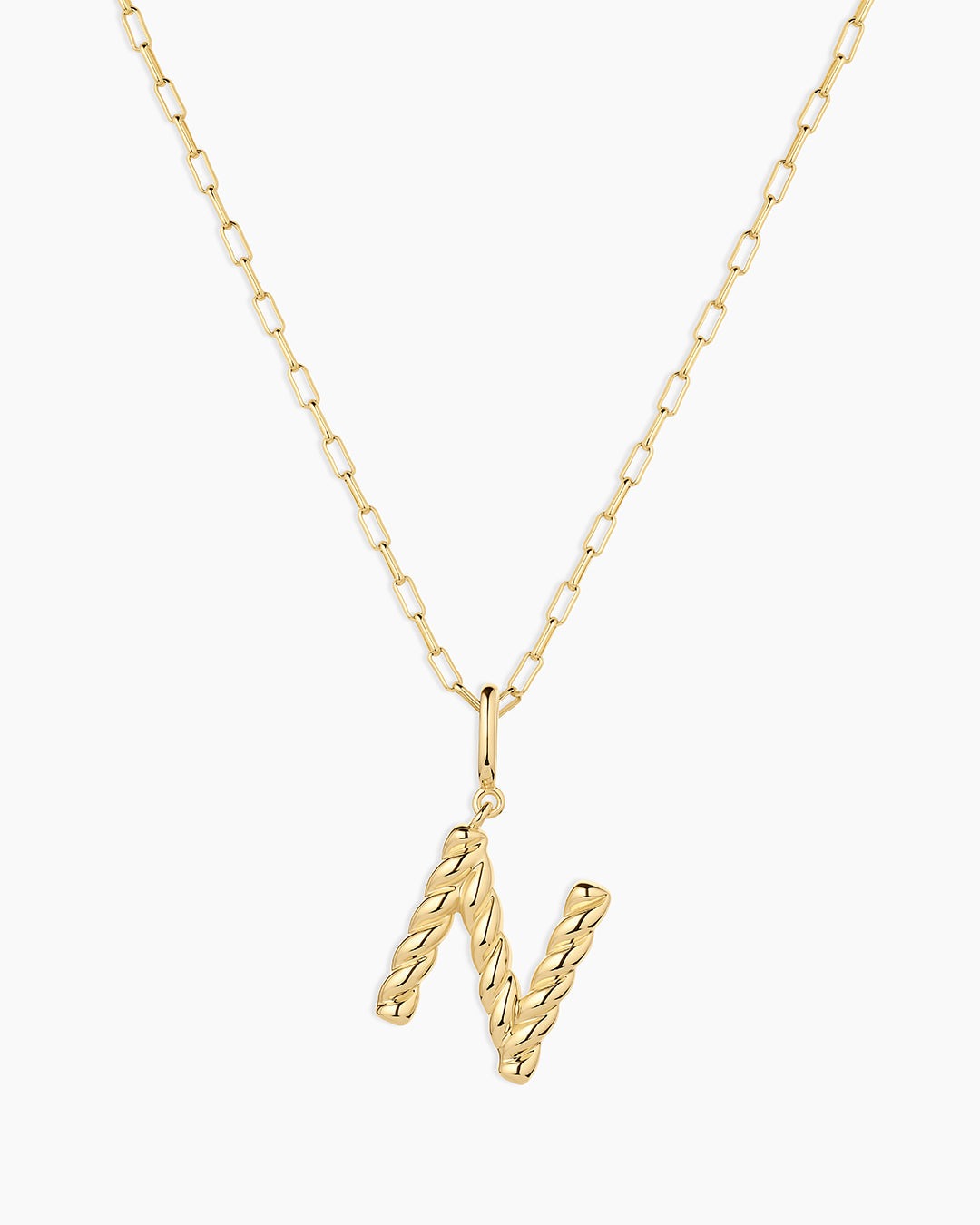 Crew Alphabet Statement Charm Necklace