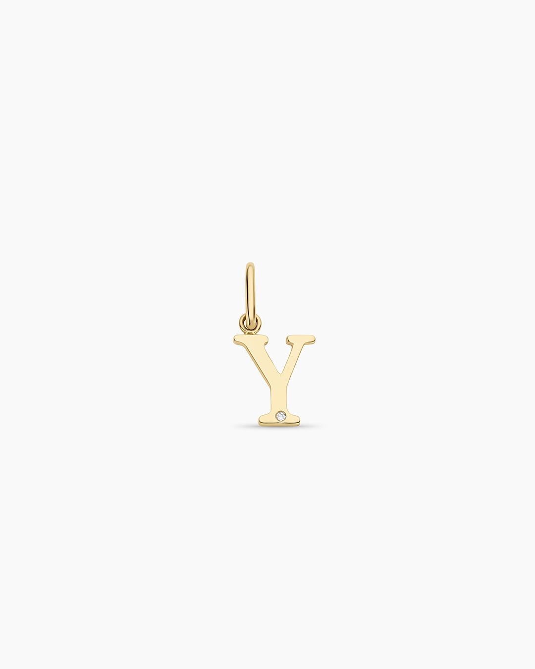 Diamond Vintage Alphabet Charm