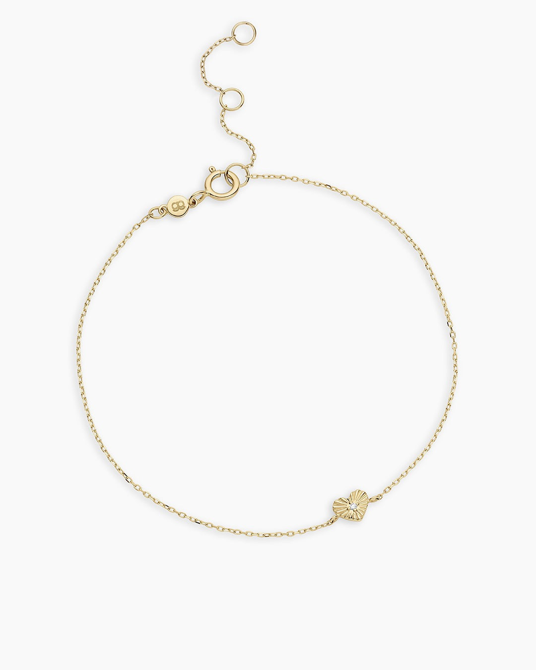 Diamond Vintage Heart Bracelet