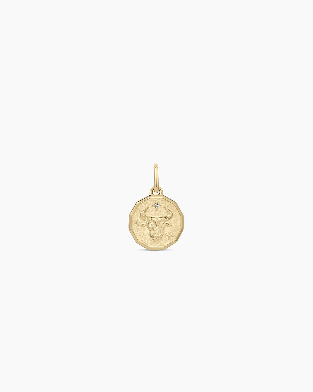 Diamond Zodiac Coin Charm