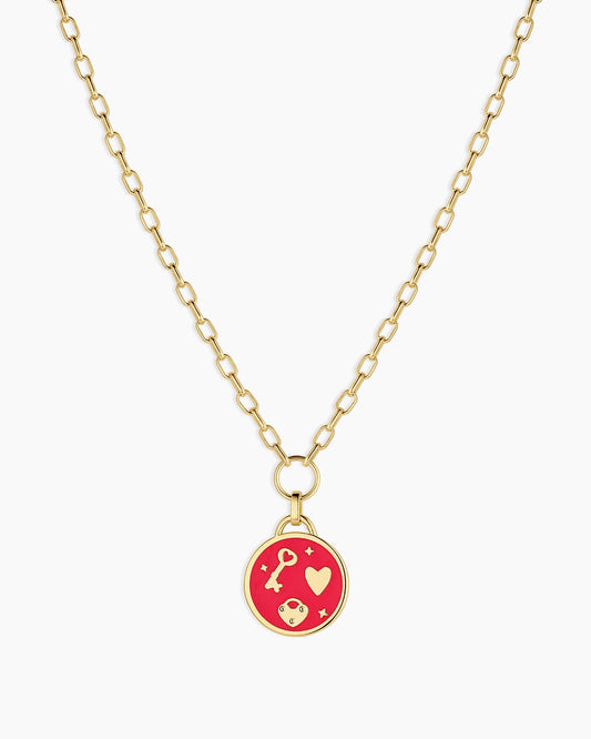 Love U Coin Necklace