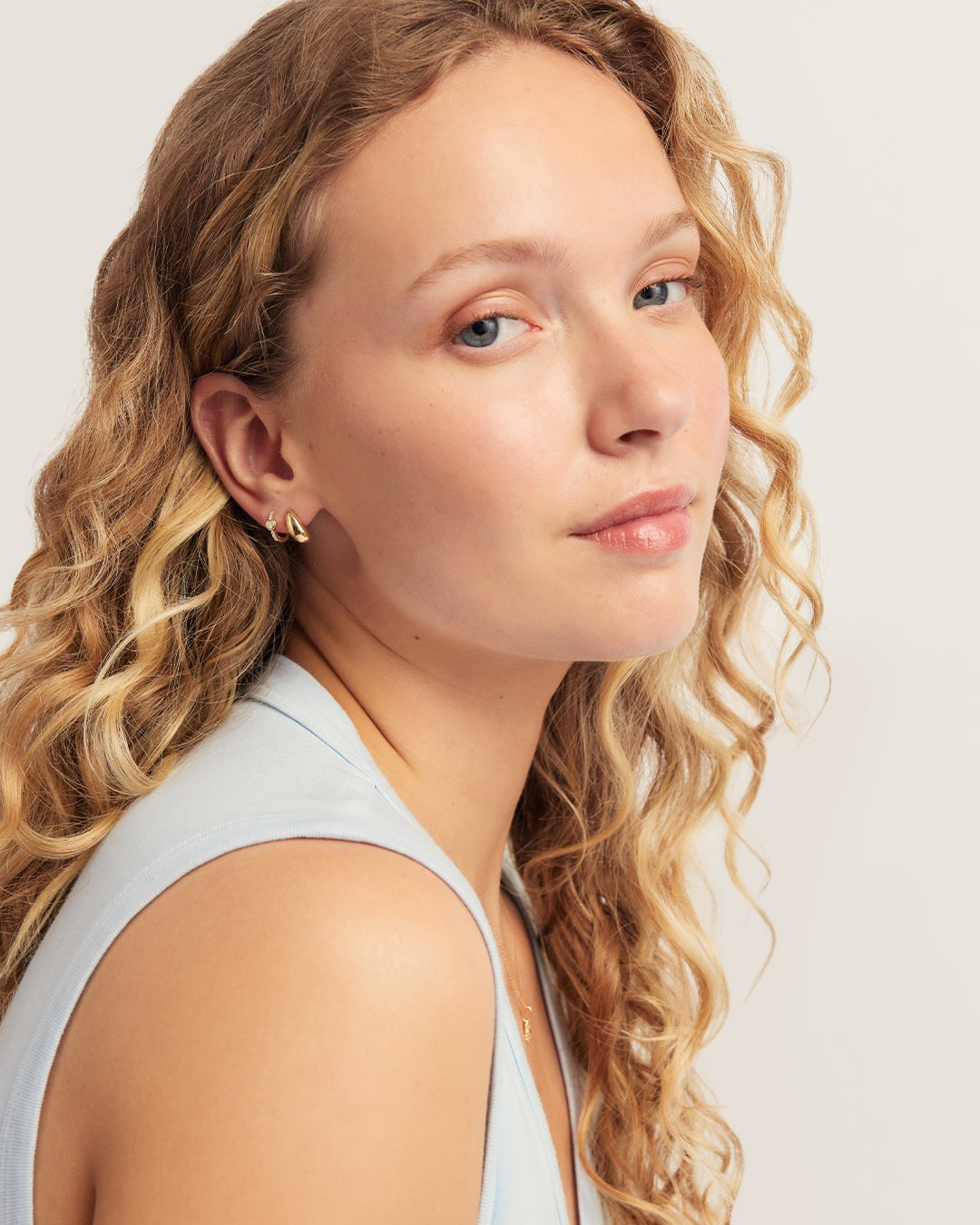 Lab Grown Diamond Heart Single Huggie