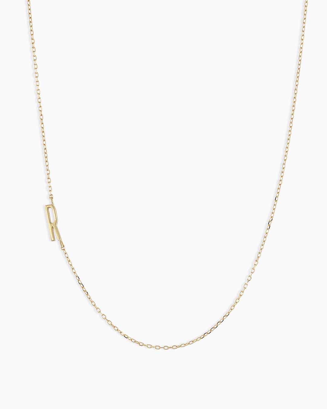 14K Gold Alphabet Necklace