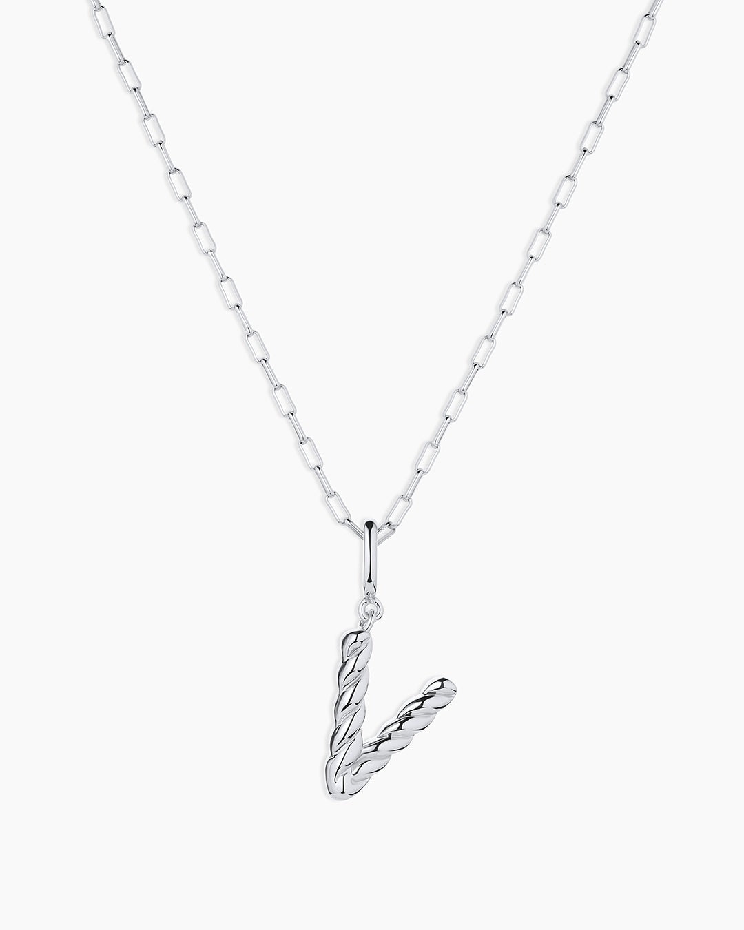 Crew Alphabet Statement Charm Necklace