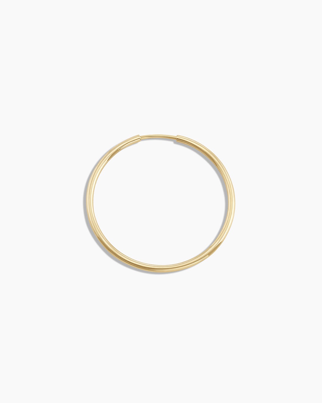 14K Gold Classic Single Hoop