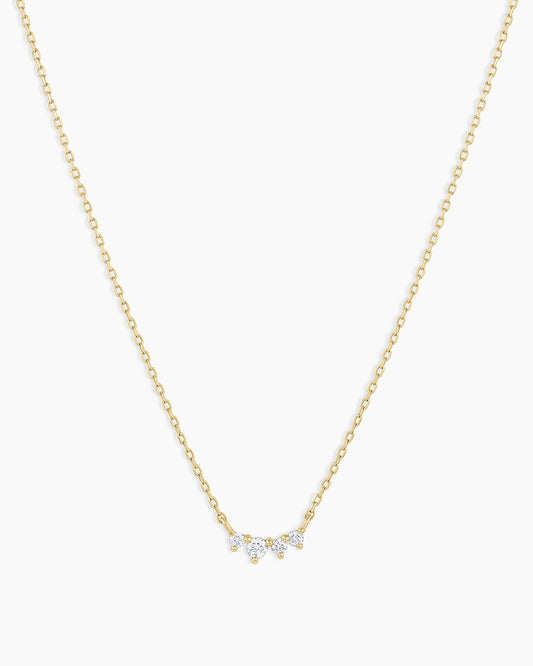 Diamond Cluster Necklace
