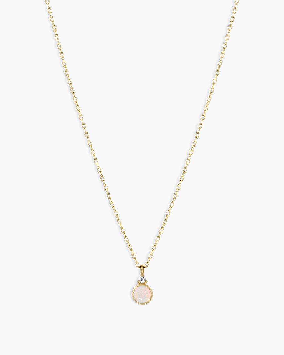 14K Gold Birthstone Necklace