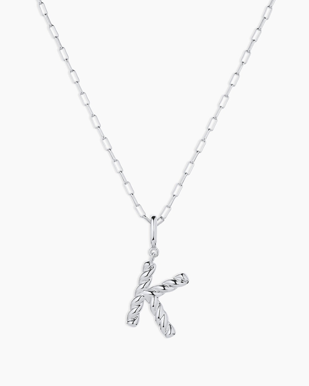 Crew Alphabet Statement Charm Necklace
