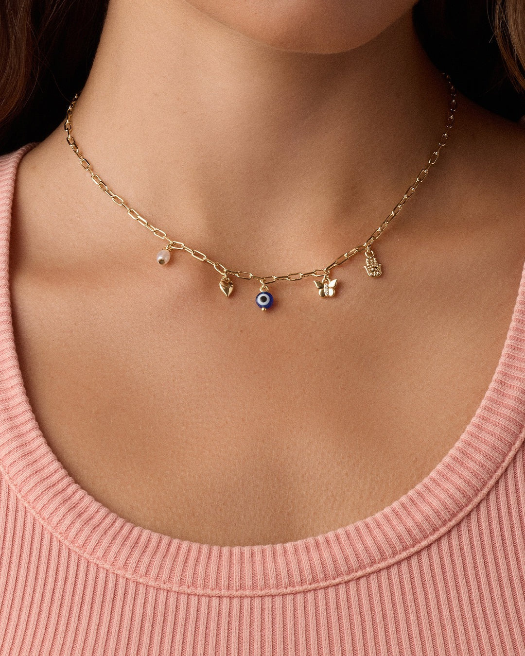 Connection Mini Charm Necklace