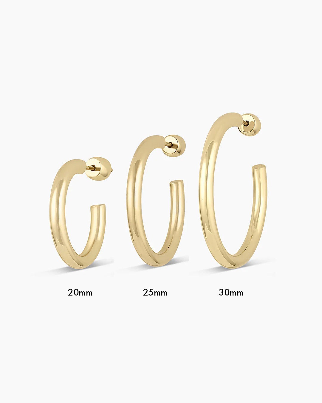 14K Gold Carter Single Hoop